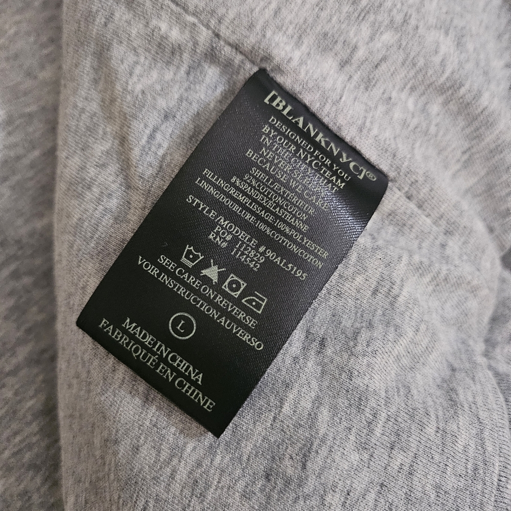 [BLANKNYC] Women's Knit Quilted Moto Jacket - Picture 4 of 4